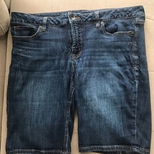 Denim bermuda short